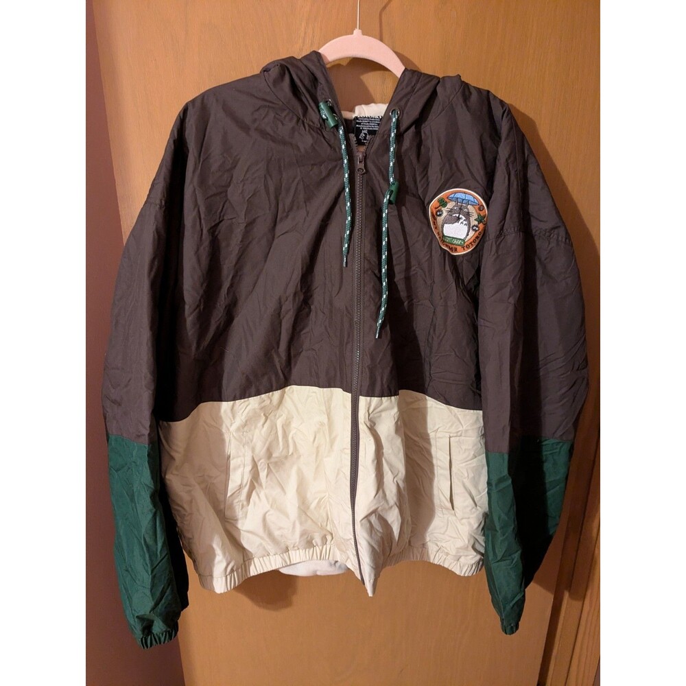3x Studio Ghibli My Neighbor Totoro Color Block Windbreaker